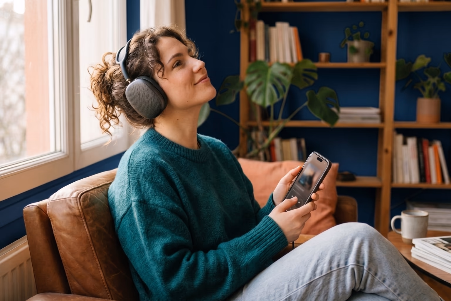WorldTune guides hub artwork showing a listener using headphones and a mobile device